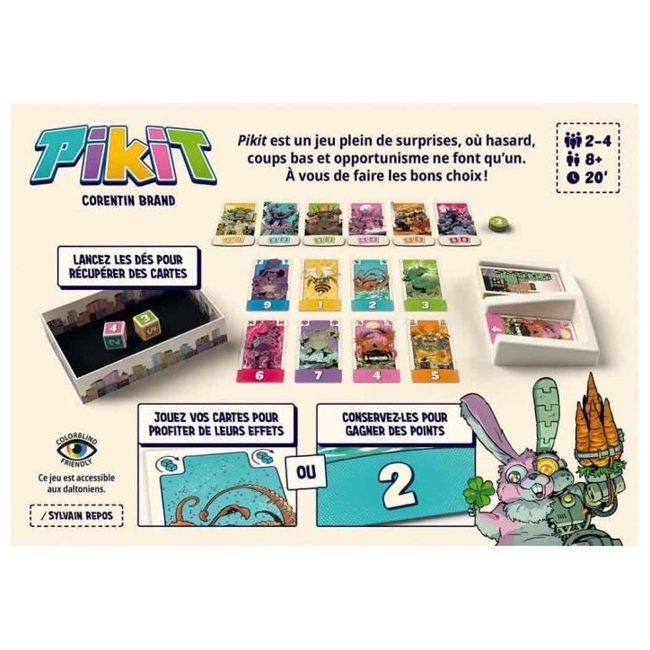 Jeu de plateau - Pikit - Kaijus vs Mechas - Stratégique - Palpitant