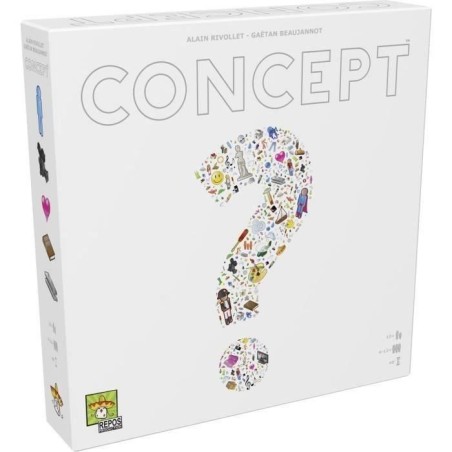 Jeu de société Asmodée - Concept - Unbox Now - 4 a 12 joueurs - 40
