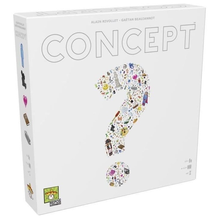 Jeu de société Asmodée - Concept - Unbox Now - 4 a 12 joueurs - 40 min