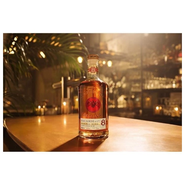 Rhum Bacardi Reserva Ocho - Rhum vieux - Puerto Rico - 40%vol - 70cl