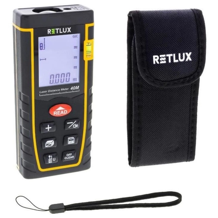 Télémetre laser 40m - RETLUX - RHT 100