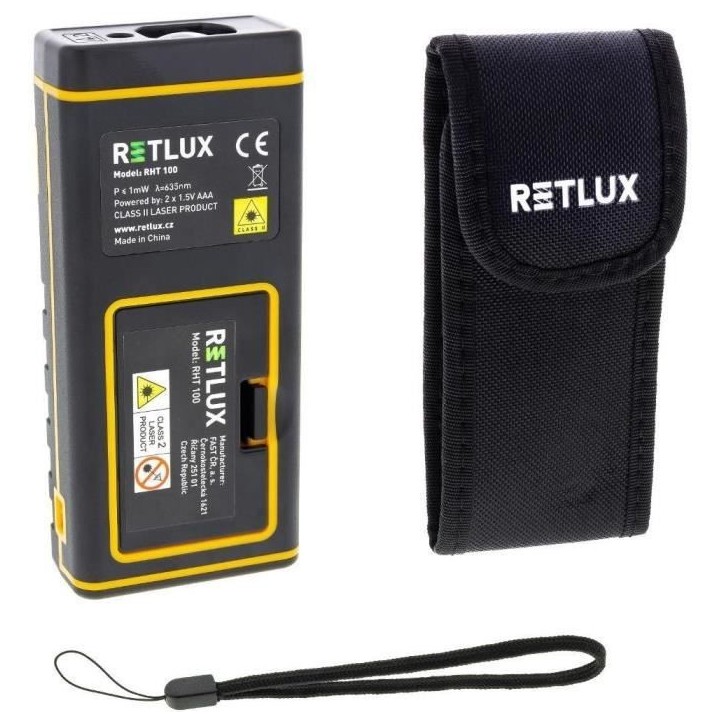 Télémetre laser 40m - RETLUX - RHT 100