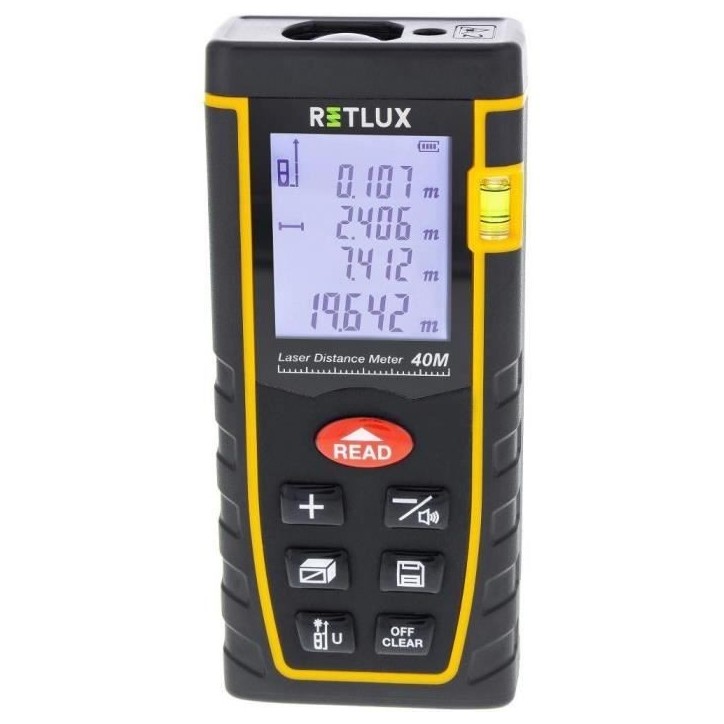 Télémetre laser 40m - RETLUX - RHT 100