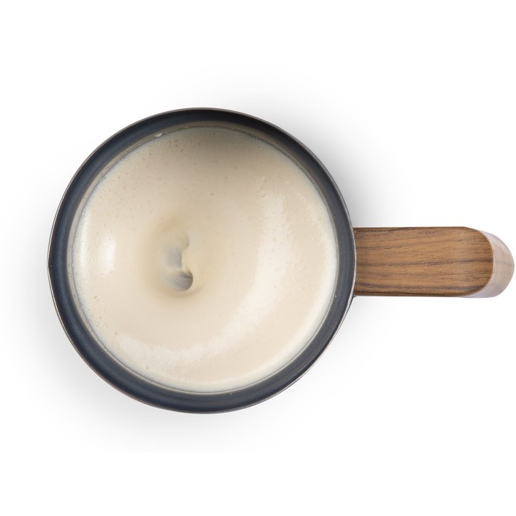 Mousseur a lait - DOMO - DO745MF - 500 W - 150 ml - Socle 360° - Gris/Bois