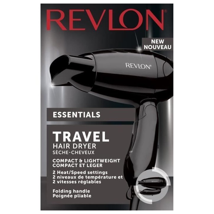 Seche-cheveux REVLON REV-007 - de voyage - 1200W Seche-cheveux REVLON REV-007 - de voyage - 1200W