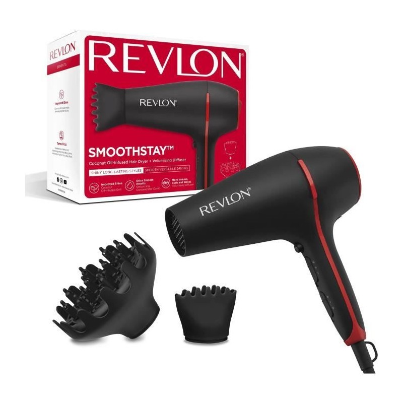 Seche-cheveux Revlon SMOOTHSTAY COCONUT RVDR5317E Seche-cheveux Revlon SMOOTHSTAY COCONUT RVDR5317E