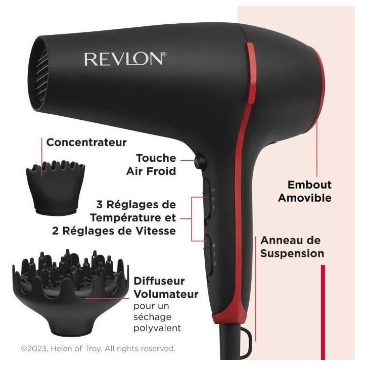 Seche-cheveux Revlon SMOOTHSTAY COCONUT RVDR5317E Seche-cheveux Revlon SMOOTHSTAY COCONUT RVDR5317E