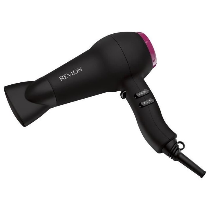 Seche-cheveux REVLON RVDR5823E3 - 2000W - 3 niveaux de chaleur - 2 niveaux de vitesse Seche-cheveux REVLON RVDR5823E3 - 2000W - 3 niveaux de chaleur - 2 niveaux de vitesse
