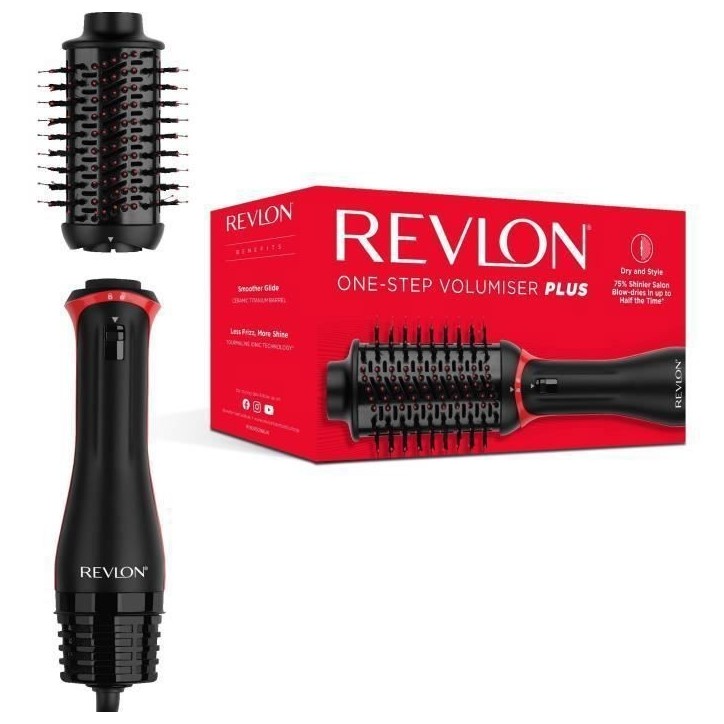 Brosse soufflante REVLON RVDR5298 - One Step Volumizer Plus - Tete amovible Brosse soufflante REVLON RVDR5298 - One Step Volumizer Plus - Tete amovible