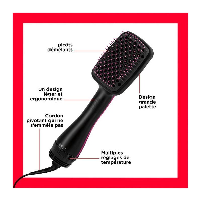 Brosse coiffante Revlon BROSSE SECHANTE LISSANTE SALON COLLECTION PRO Brosse coiffante Revlon BROSSE SECHANTE LISSANTE SALON COLLECTION PRO