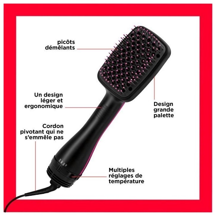 Brosse coiffante Revlon BROSSE SECHANTE LISSANTE SALON COLLECTION PRO Brosse coiffante Revlon BROSSE SECHANTE LISSANTE SALON COLLECTION PRO