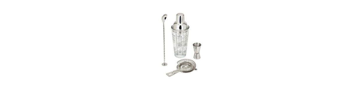 SHAKER - AGITATEUR - SET COCKTAIL